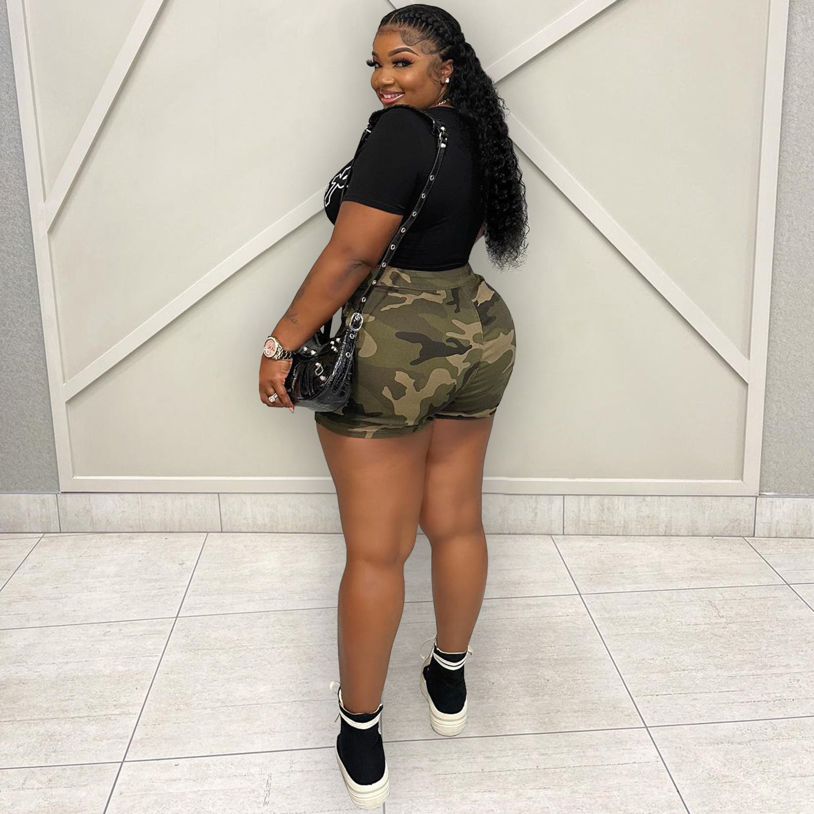 Women Summer Camouflage Skirt 7