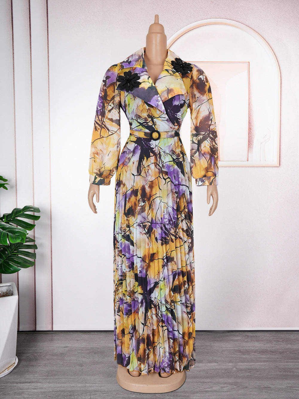 Plus Size Print Women's Fashion Dress 11