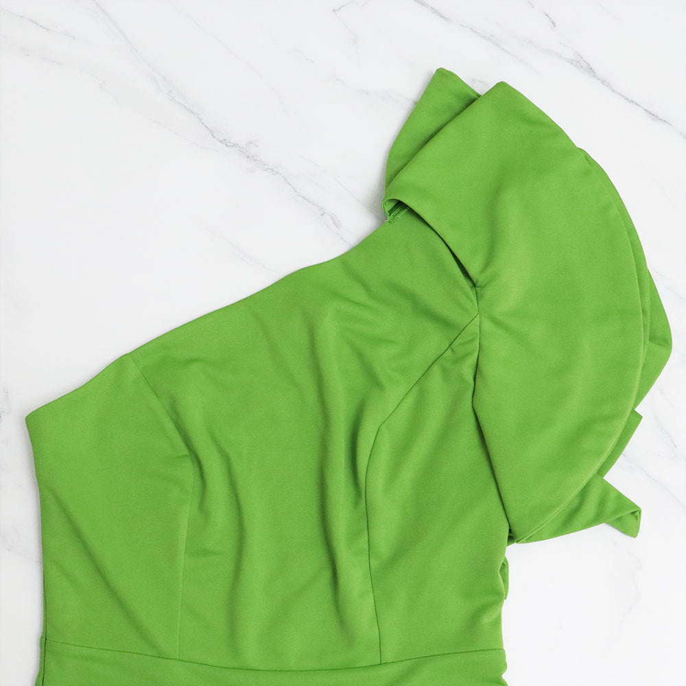 Women Slash Shoulder Ruffle Jumpsuit 11