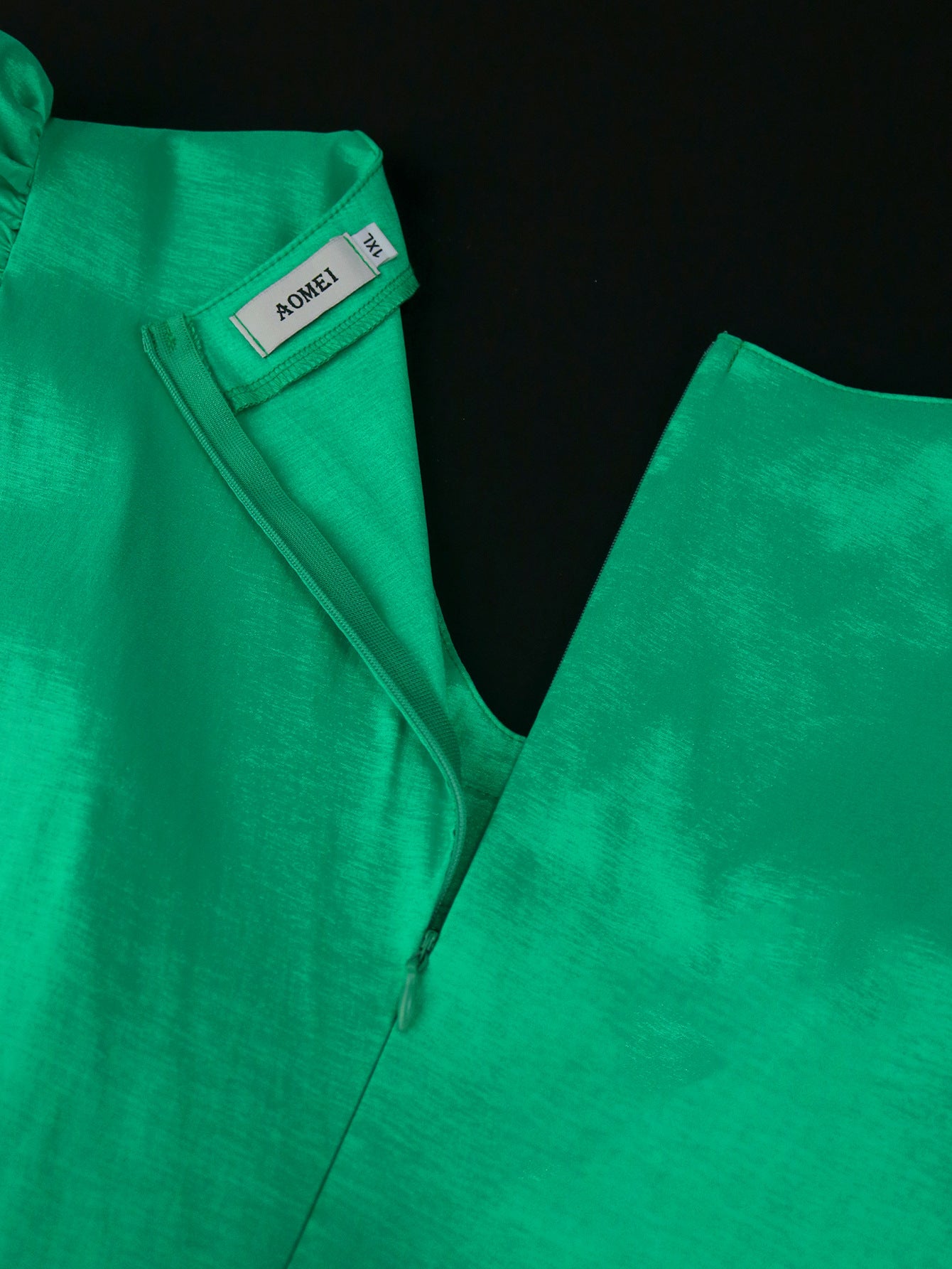 Women Formal Party Puff Sleeve Hollow Dress 8