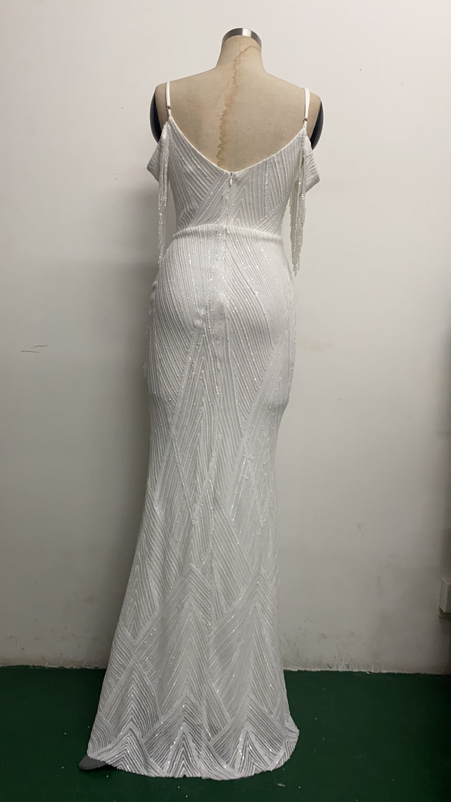 Sequin Fishtail Long Formal Dress Evening Gown 32