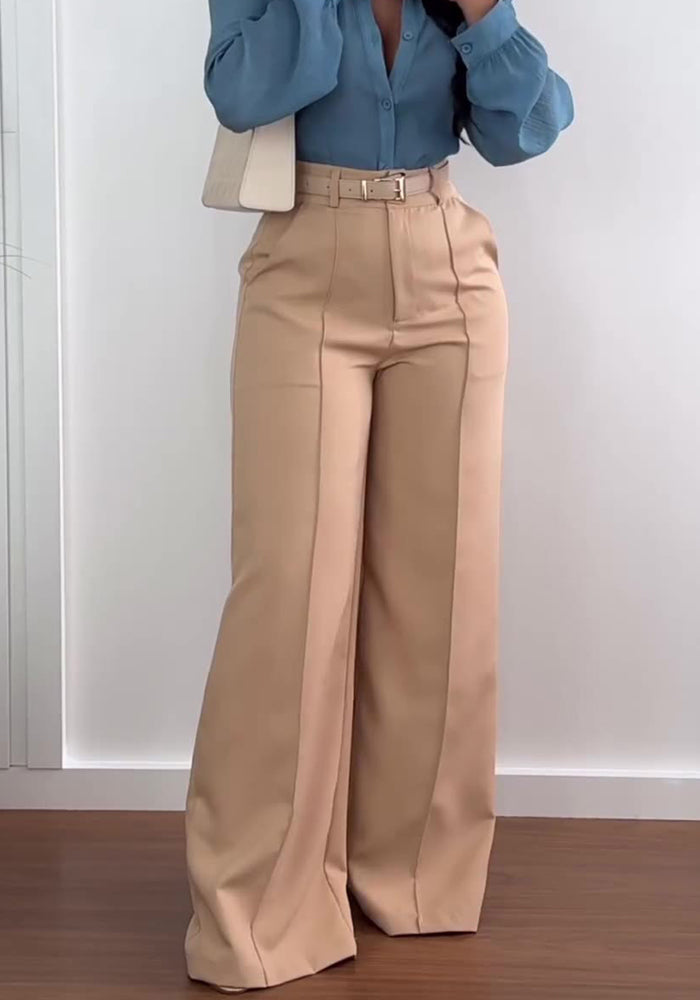 Women Fall Casual Wide Leg Pants