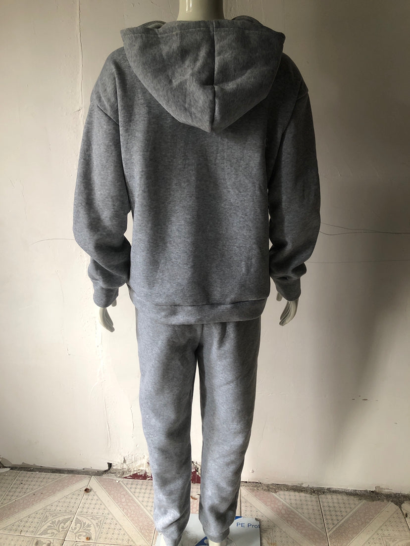 Women's Loose Fit Women's Fashion Casual Two Piece Tracksuit Plus Size 16