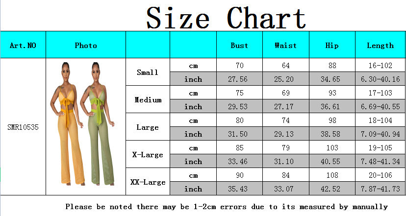 Sexy Fashion Hollow See Through Beach Two Piece Pants Set 10