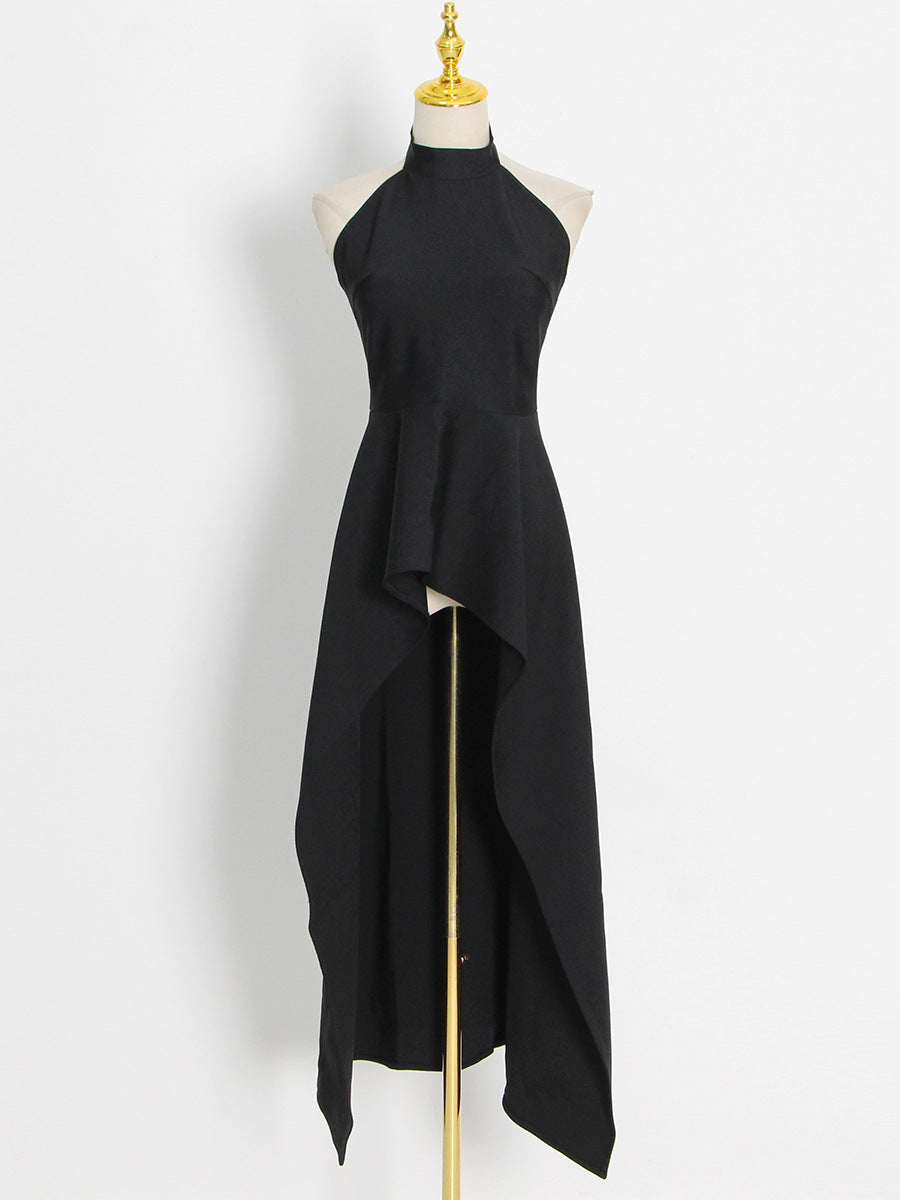 Fashion Two-Piece Spring Round Neck Sleeveless Slim Waist Irregular Two Piece Set 21