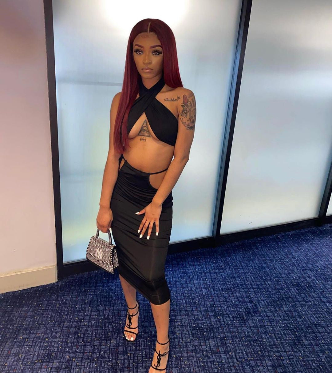 Women's sexy dress Lace-Up multi-wear nightclub dress 6