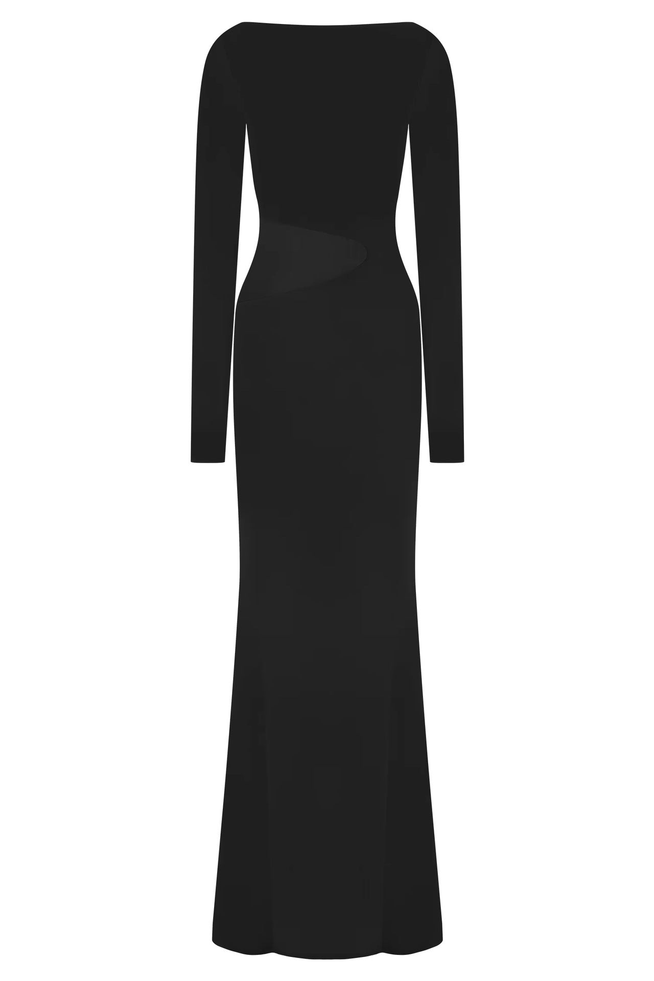 Women's Long Sleeve Cut-Out See Through Slit Long Dress 6