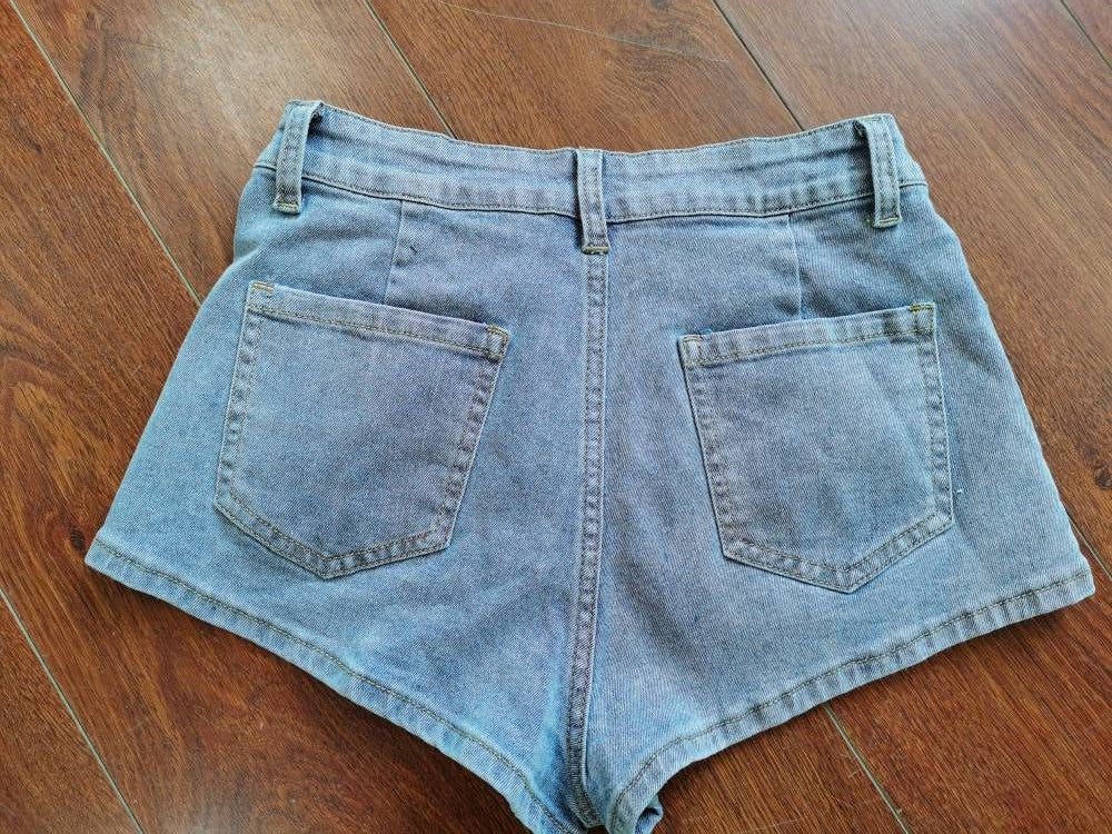 Denim Casual Set Stretch Shorts Denim Clothes Set 5