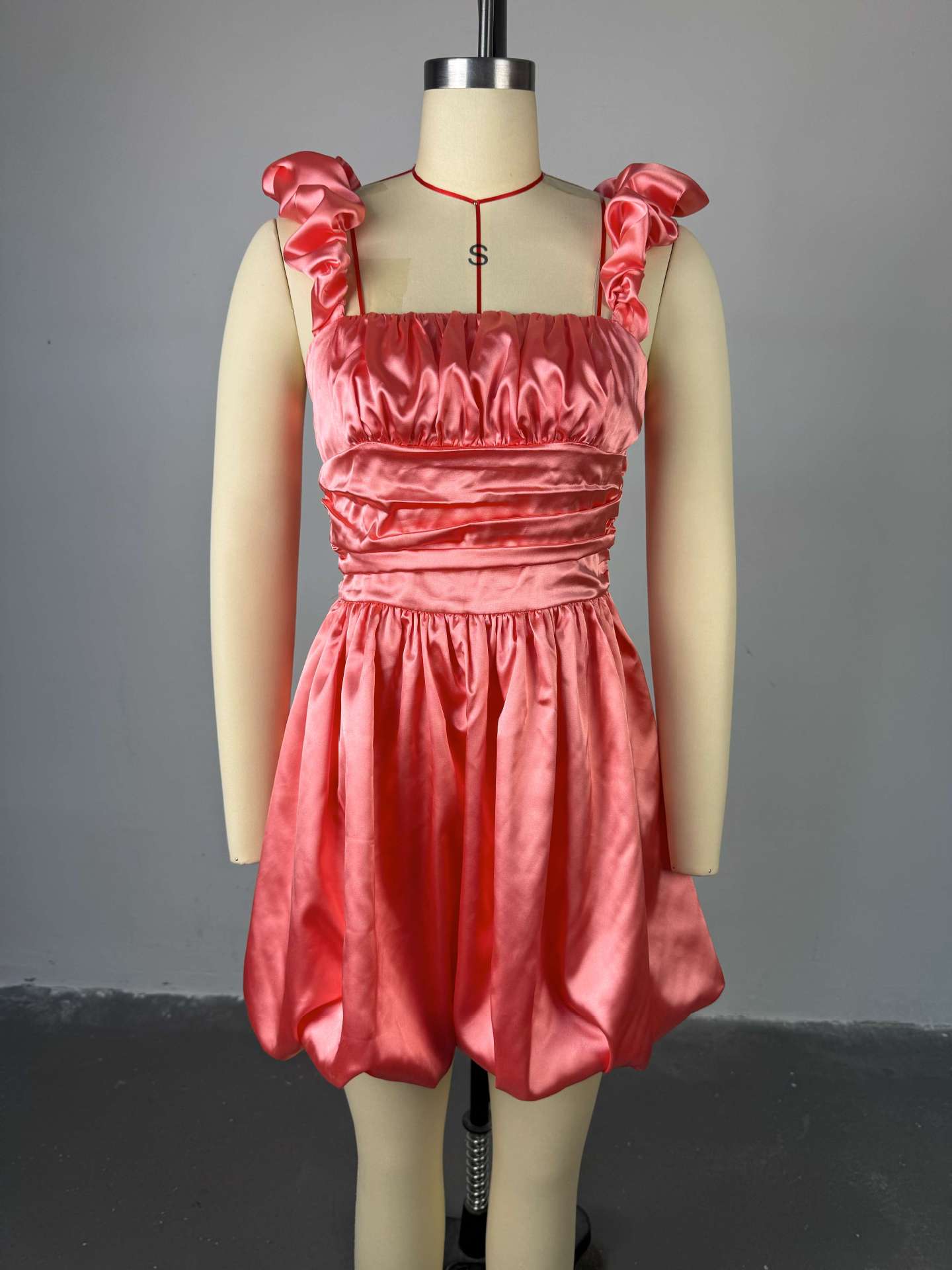 Women summer Halter Neck Strapless bud sleeveless dress 7