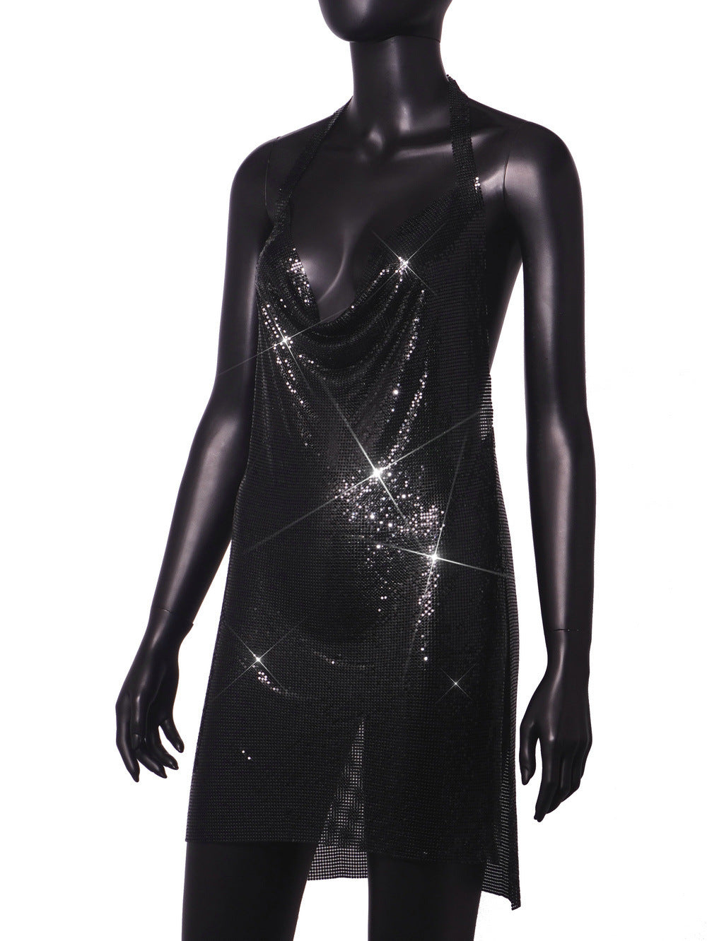 Sexy Metal Sequin Strap Night Club Dress 30