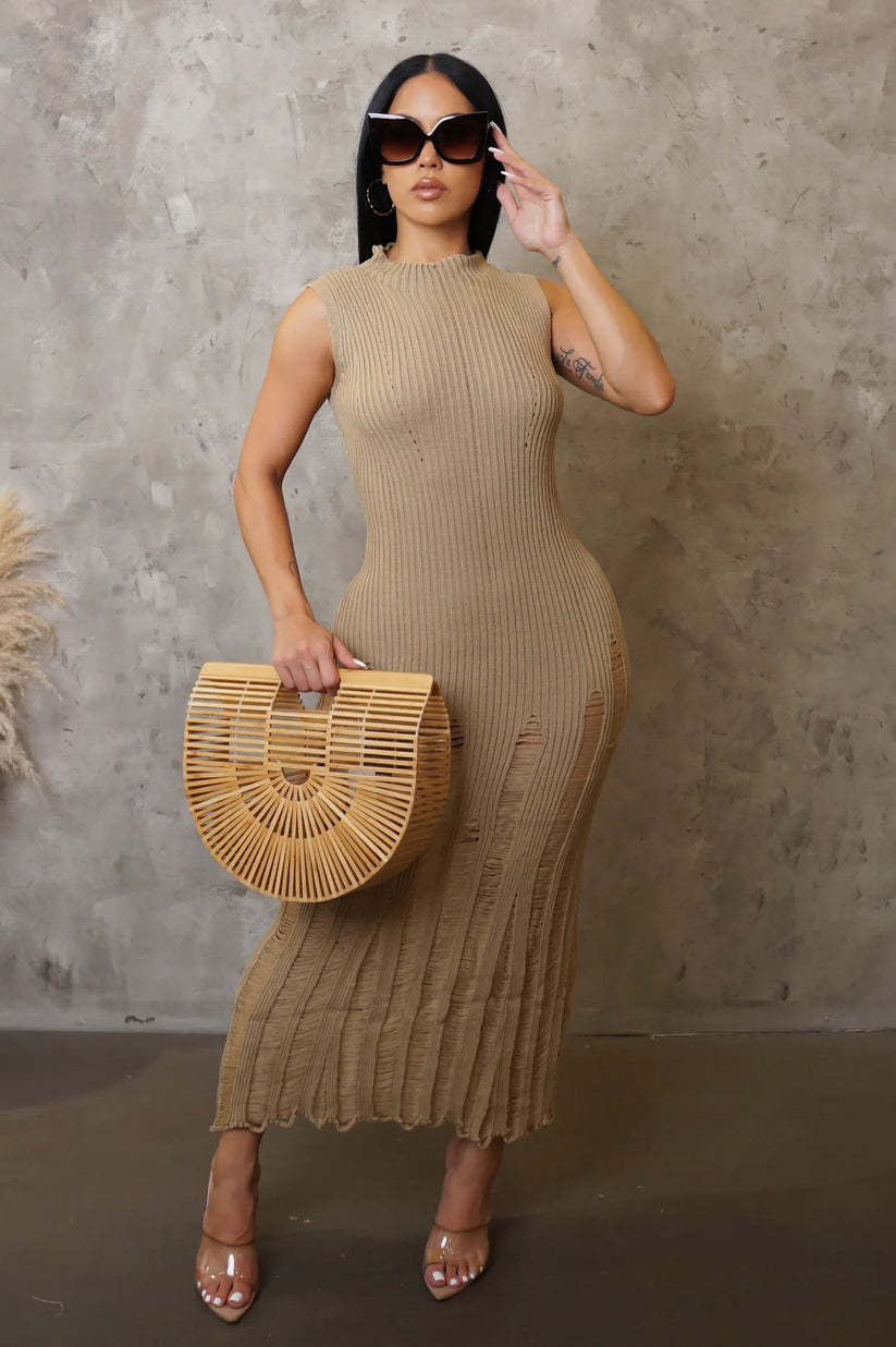 Women Beach Knitting Dress 9