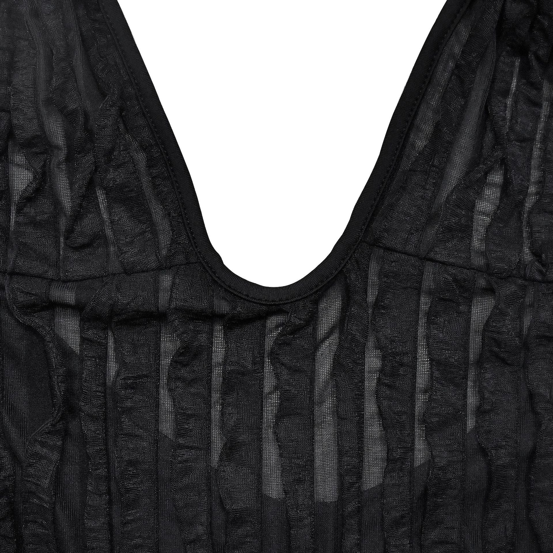 Fashion Women's Solid Color Low Back Deep V Halter Neck Jumpsuit 25