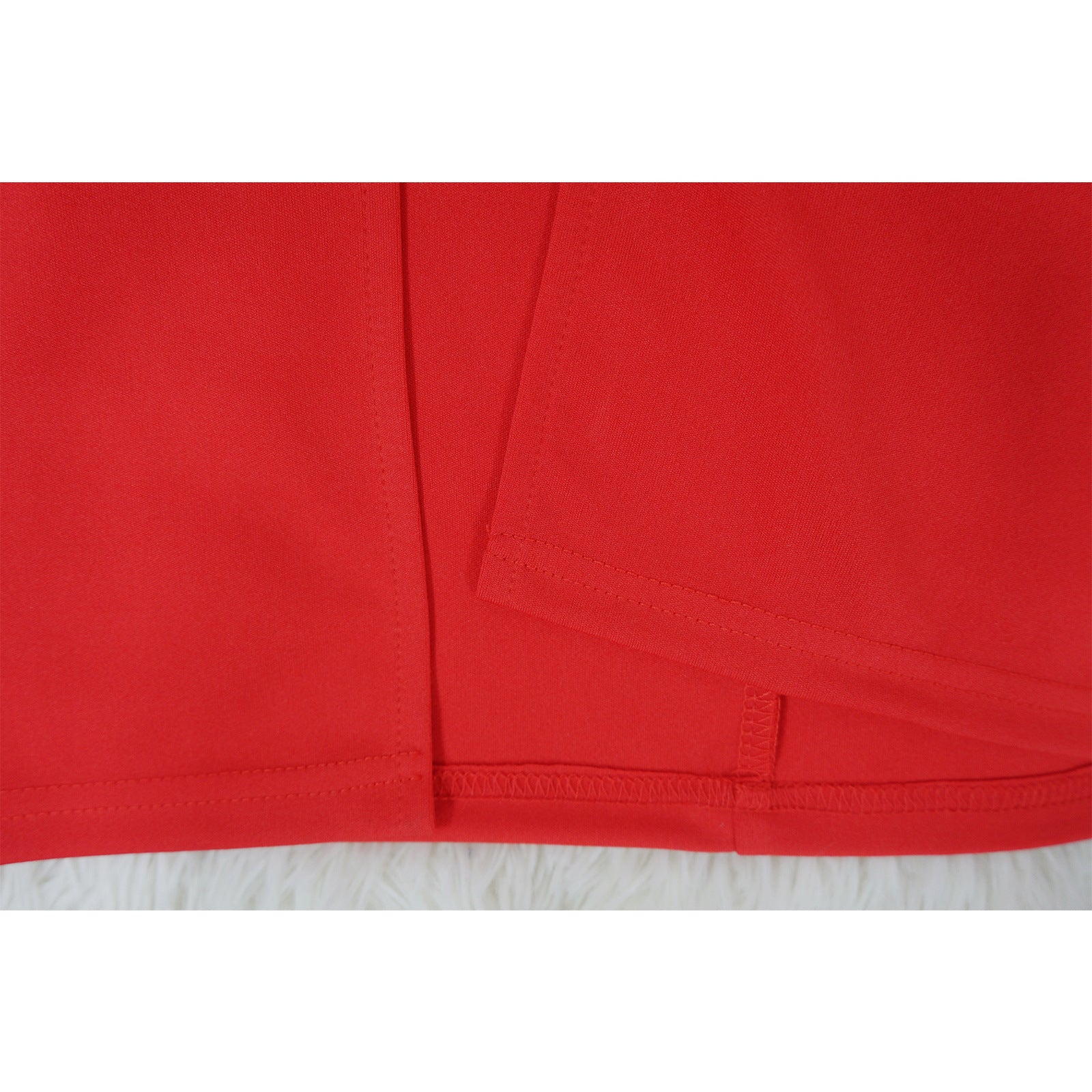 Women's Sexy Ruffled One-Shoulder Slit Evening Dress 16