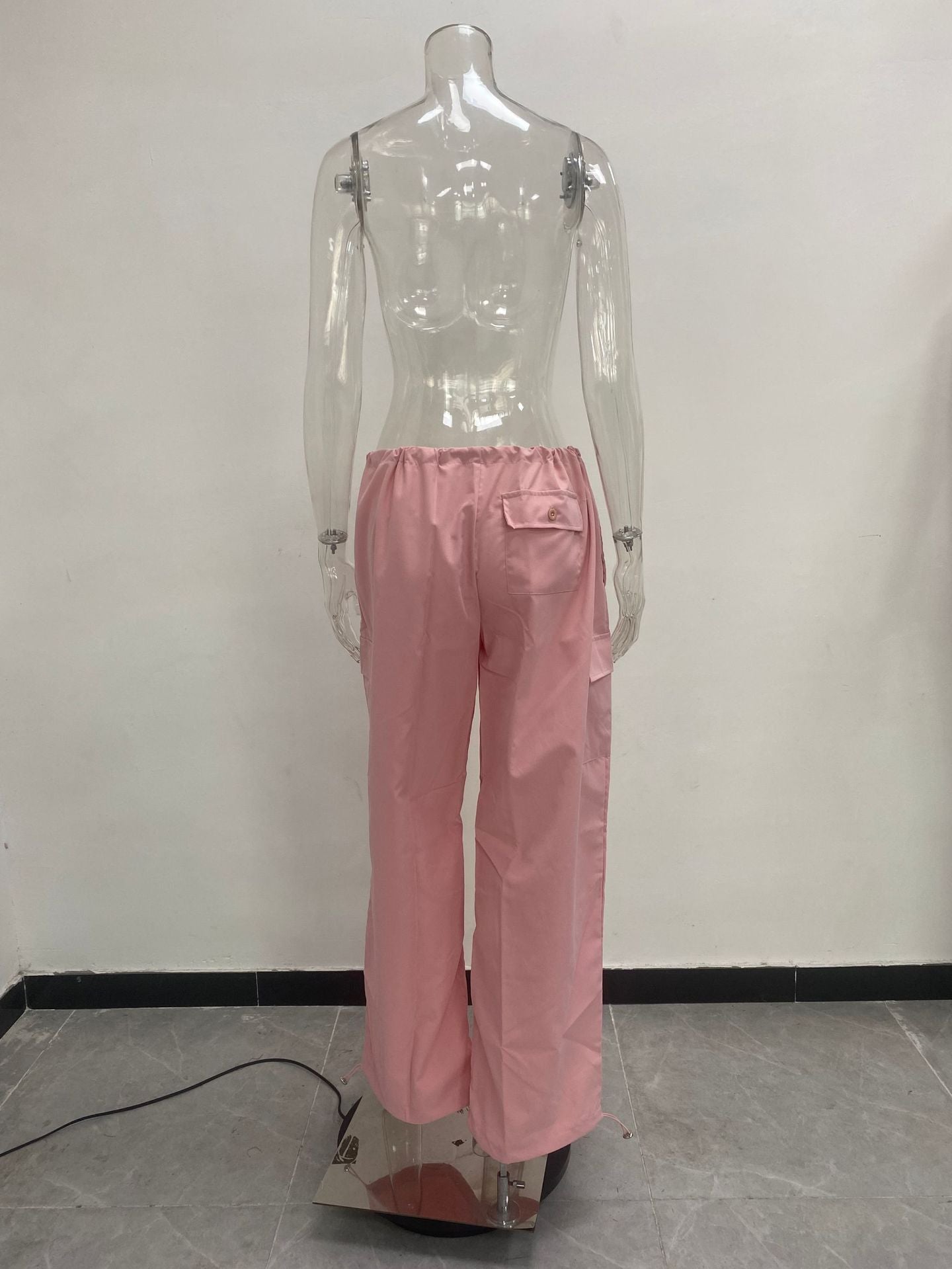 Street Loose Cargo Pants Autumn Fashion Casual Low Waist Plus Size Slim Fit Trousers 25