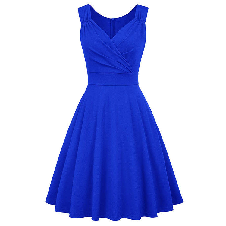 Plus Size Women Hepburn Style Cocktail Dress 25