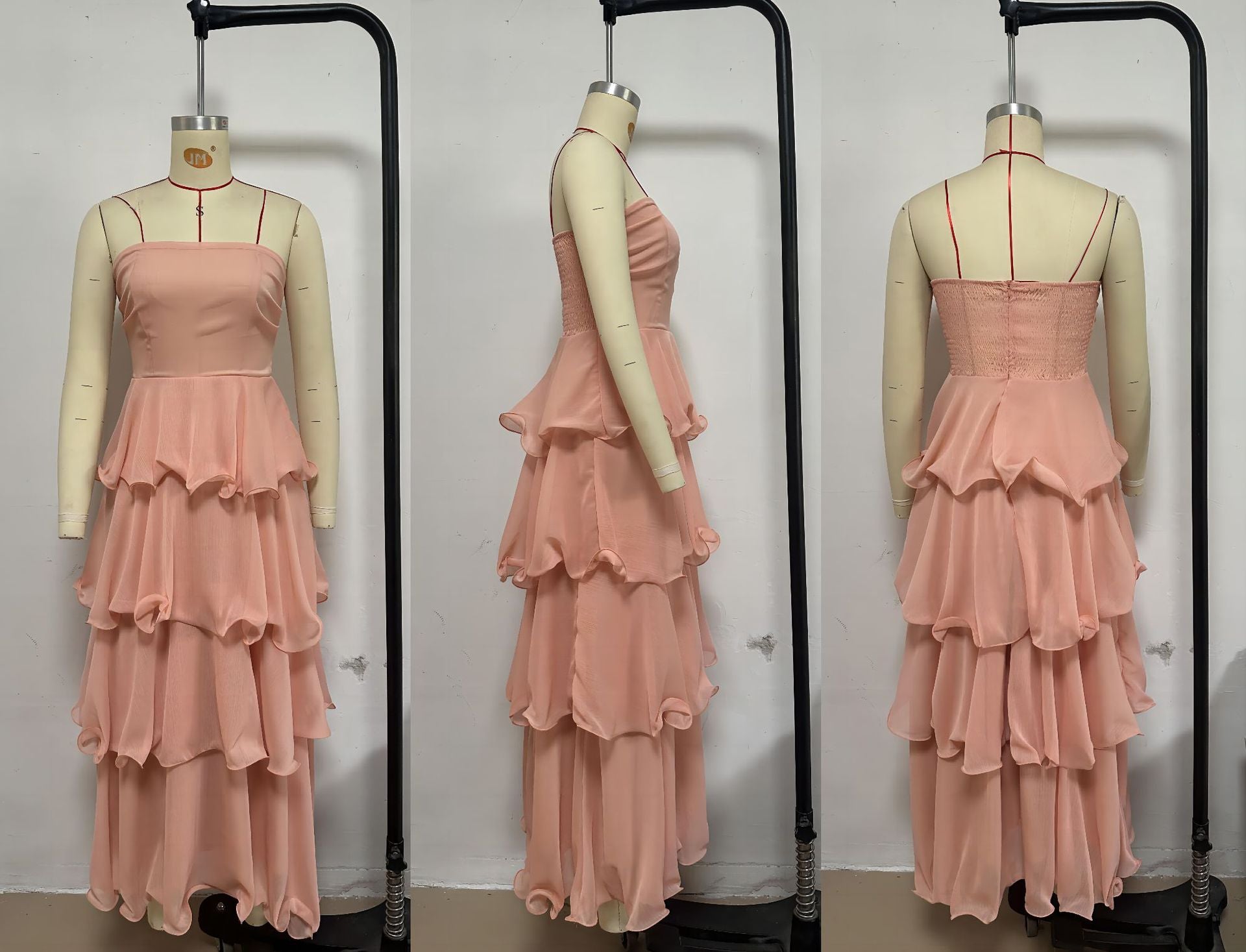 Women's Summer Sexy Fashion Low Back Strapless Cake Dress 11