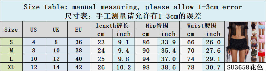 Sexy Solid Color Lolita Low-waist Beach Shorts 23