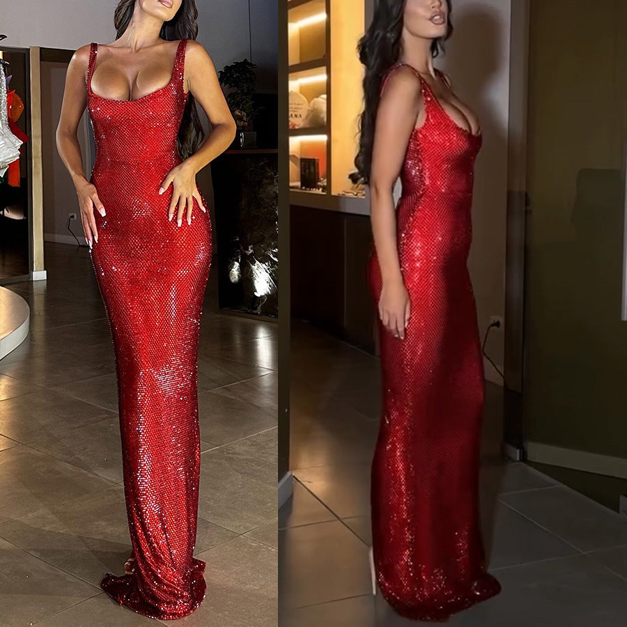 Women Sexy Strap Bodycon Dress