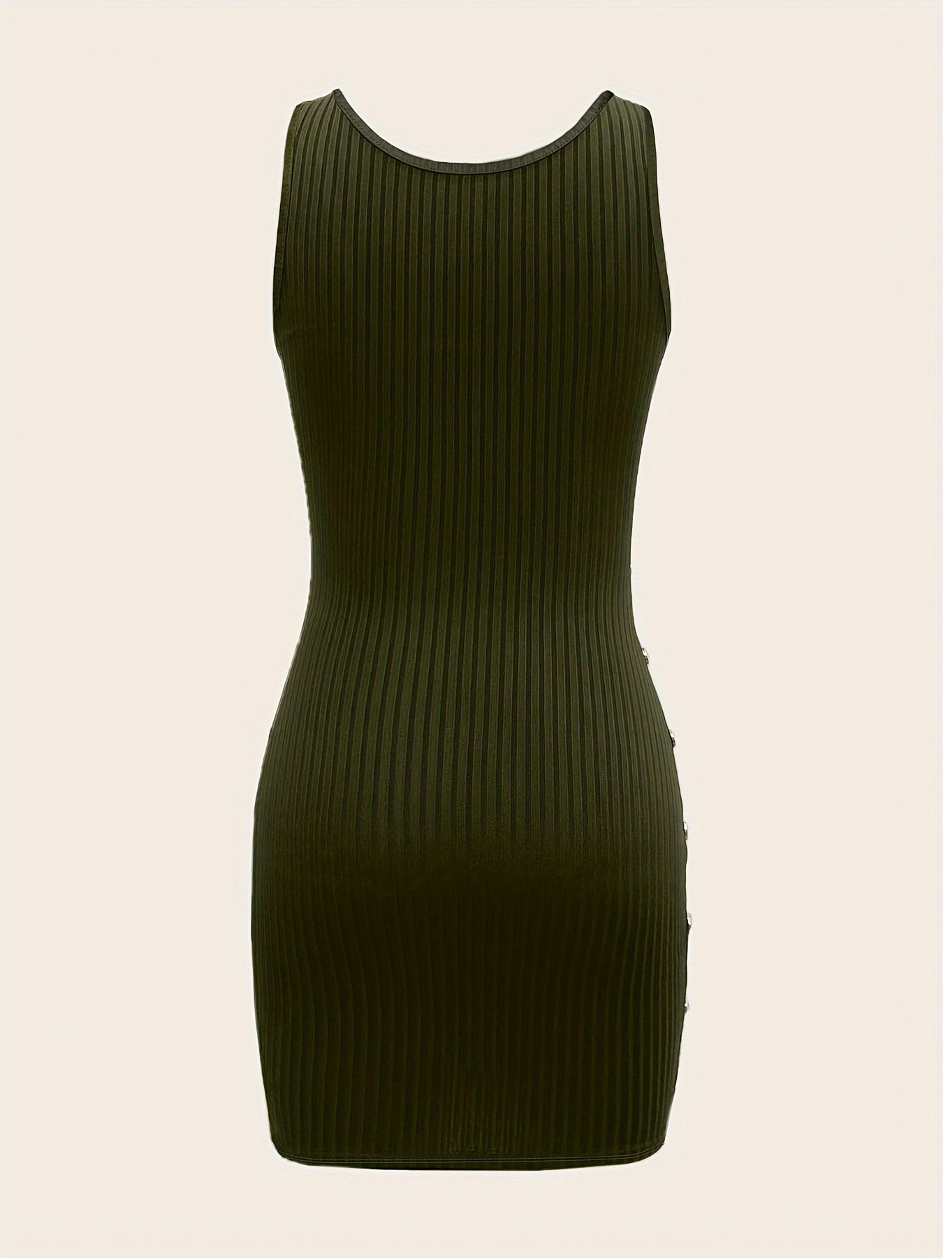 Summer  Street Solid Color Strap Sexy Women's Bodycon Dress 10