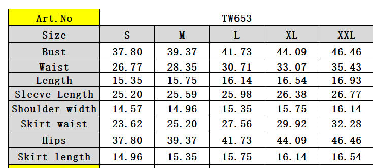 Women zipper cute puff sleeve striped shirt and Skirt two-piece set 7