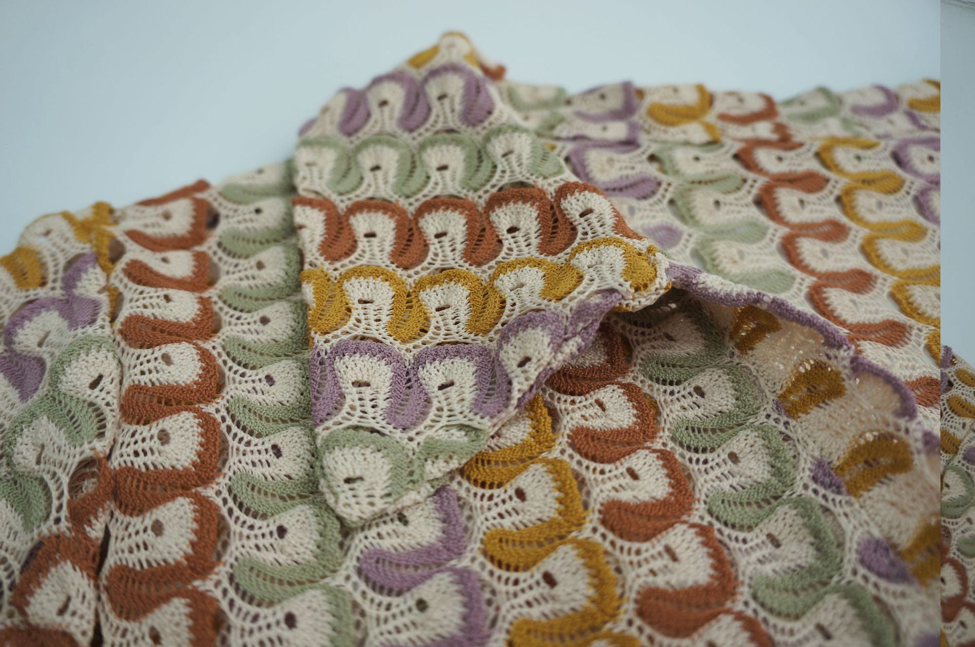 Women crocheted hollow low-cut V-neck slit long dress 18