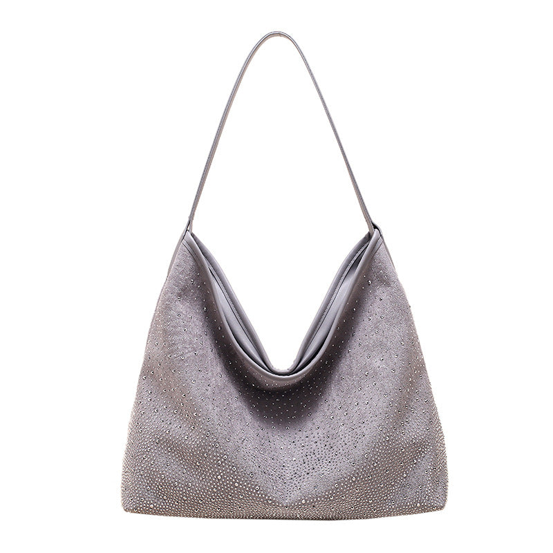 Women Shoulder Stud Style Bucket Bag 10