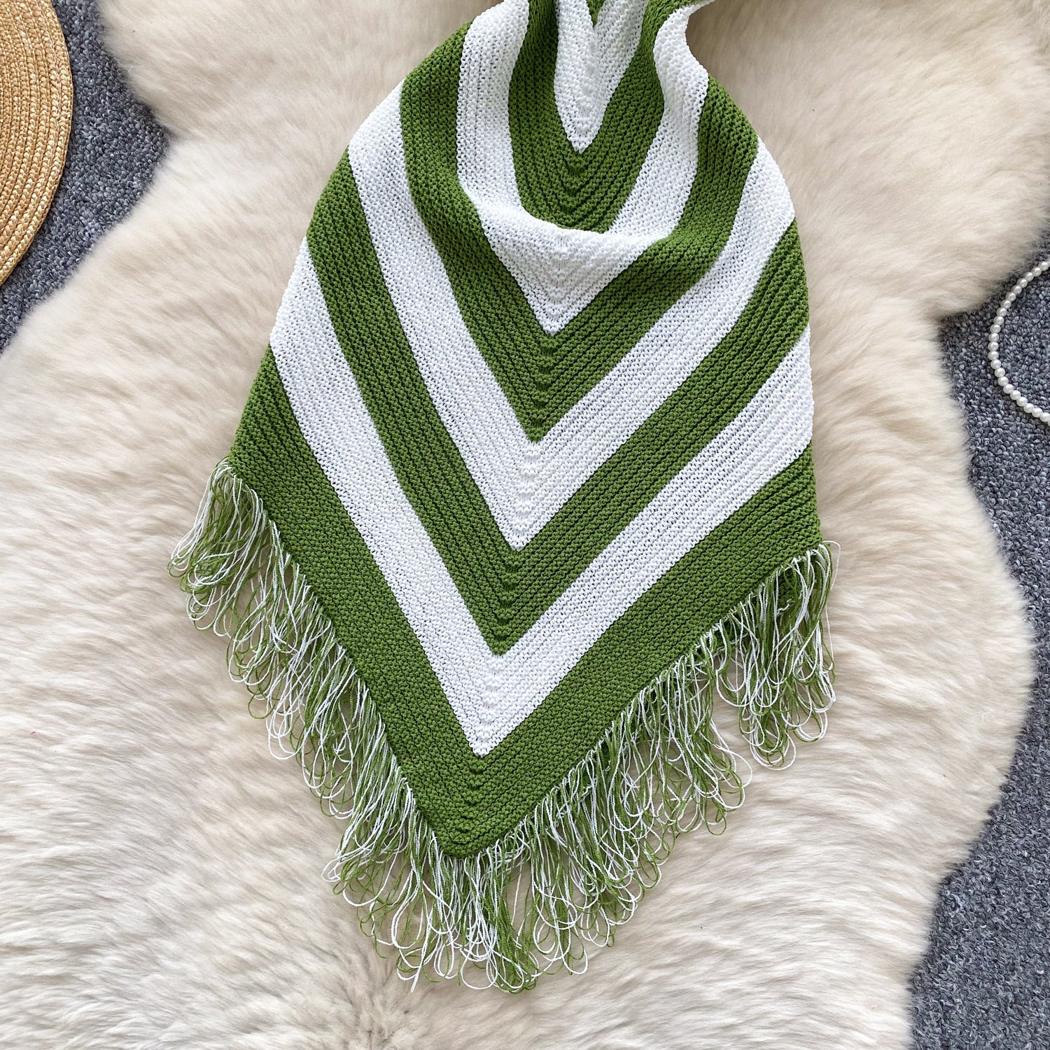 Holidays Women's Summer Color Matching Slim Irregular Tassel Dress 10