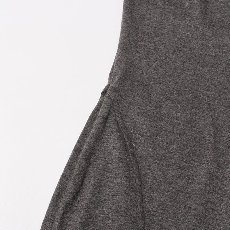 Chic Elegant Spring Stand Collar Sleeveless Comfortable Pleated Dress 11