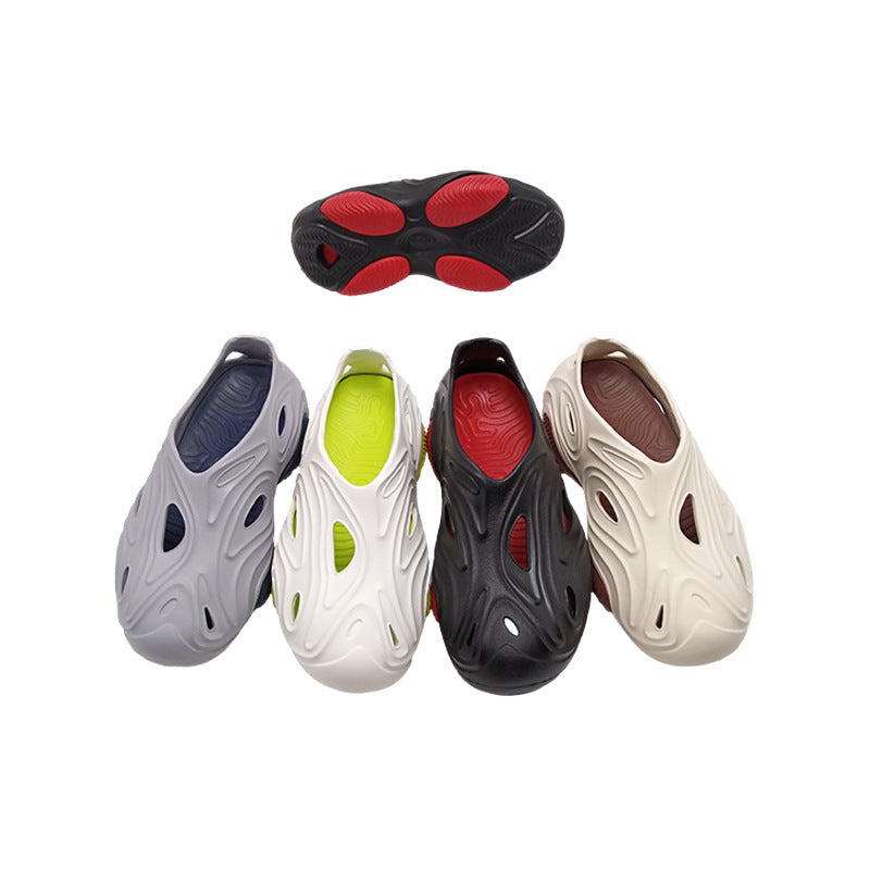 Women's Croc Shoes Couple's Trendy Summer Fashion Non-Slip Anti-Odor Lightweight Sandals 10