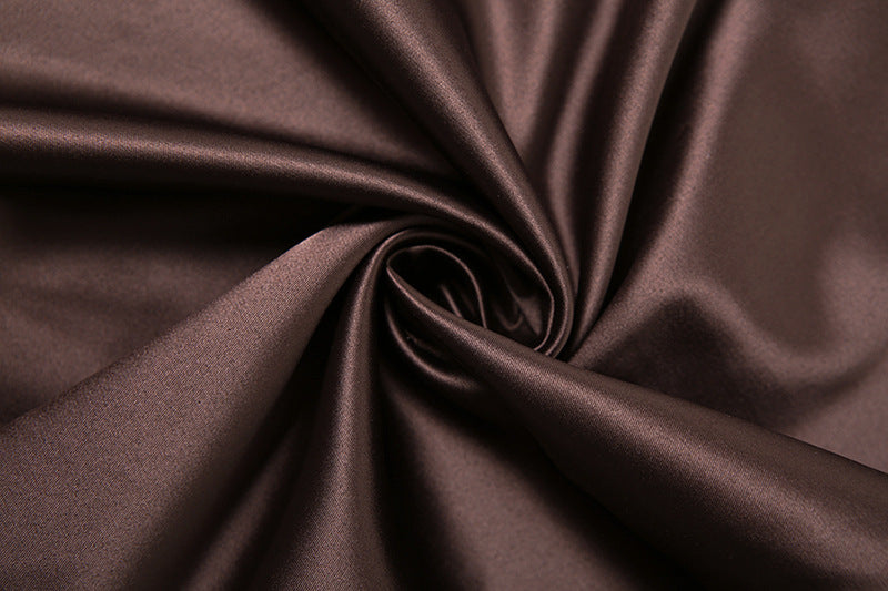 Spring Summer Sexy Low Back Lace-Up Halter Neck Solid Chic Maxi Dress 17