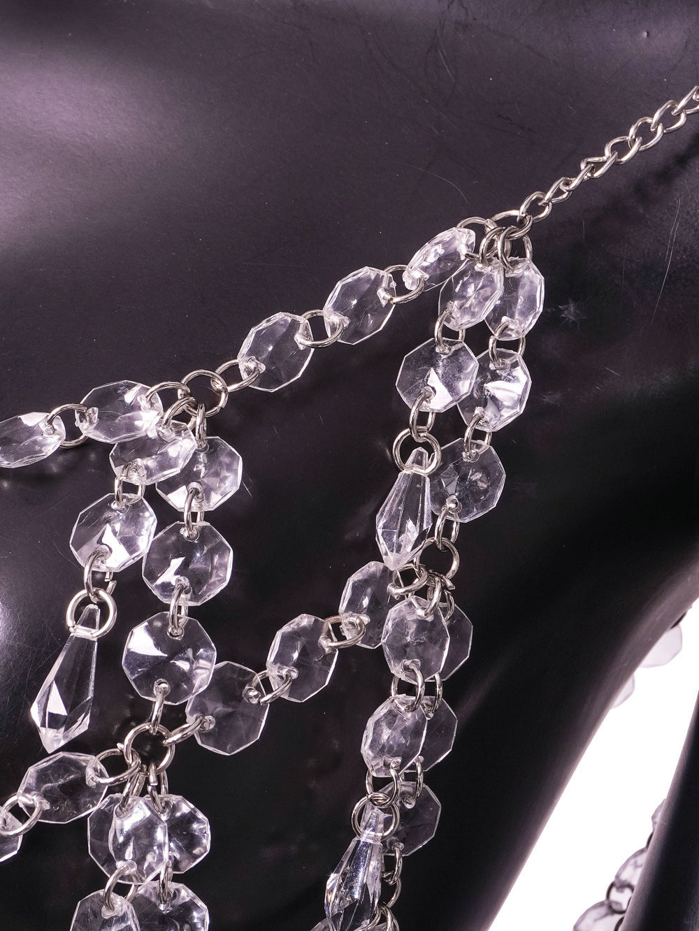 Women Sexy Jewel Backless Dress 12