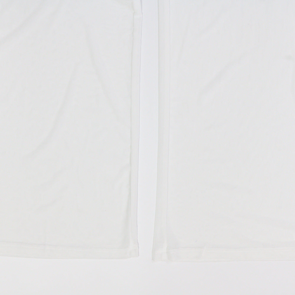 Sexy V-Neck Tie Low Back See-Through Jumpsuit with Long Pants for Women 13