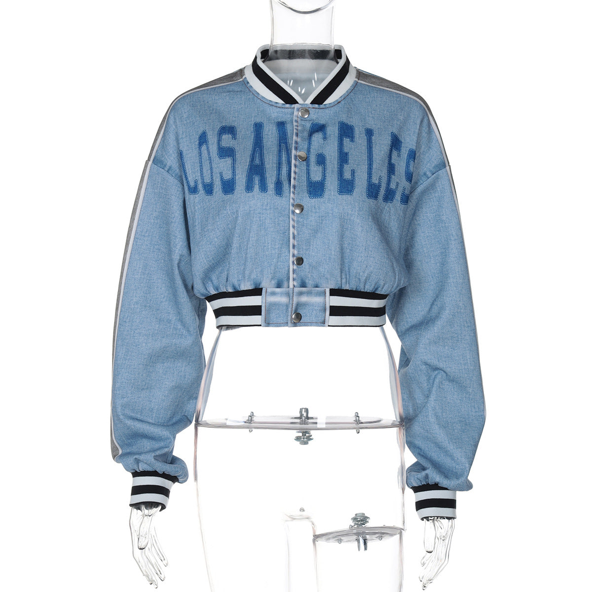 Women's autumn fashion Crop Jacket long sleeve short Jersey 9