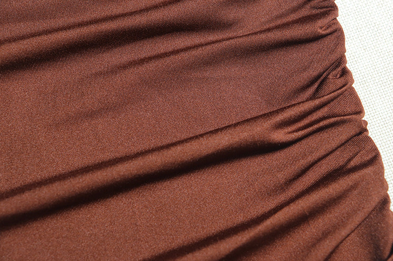 Women's Solid Color Sleeveless Round Neck Chic Casual Dress 14