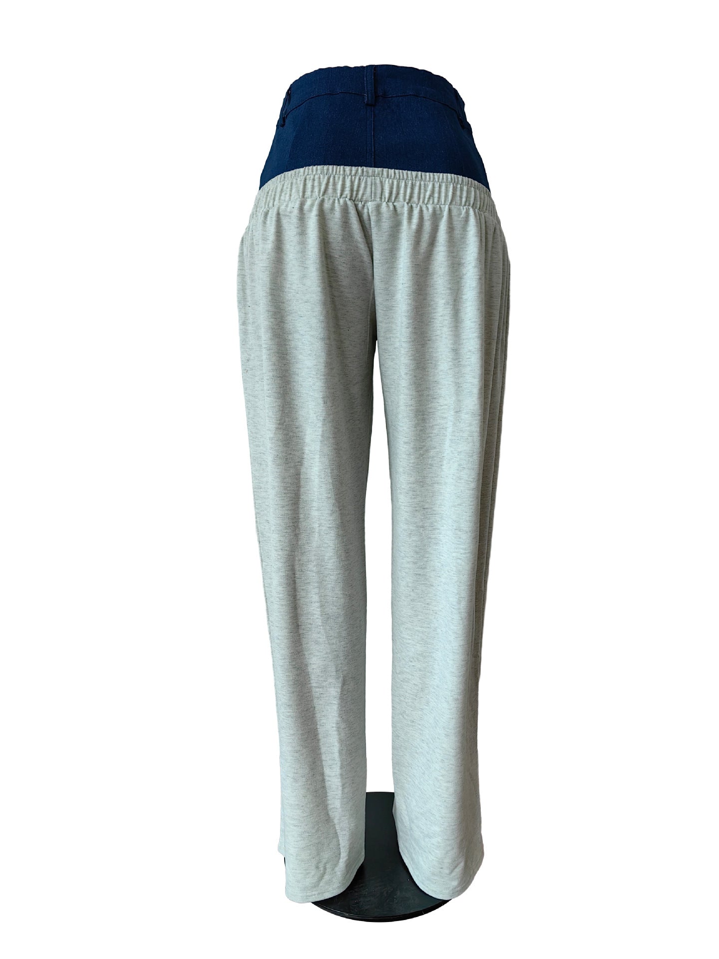 Spring New Casual Denim Patchwork Straight Pants 13