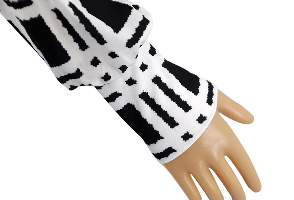 Fashionable Spring Turndown Collar Slim Puff Sleeve Women's Plaid Print Jumpsuit 21