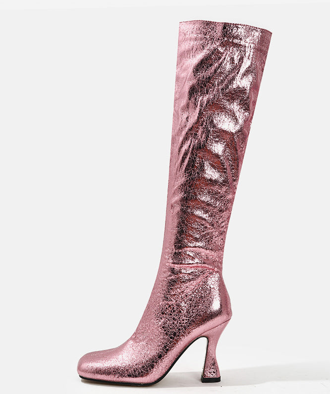 Winter High Boots For Women Stiletto Heels Square Toe Long Boots For Women 11