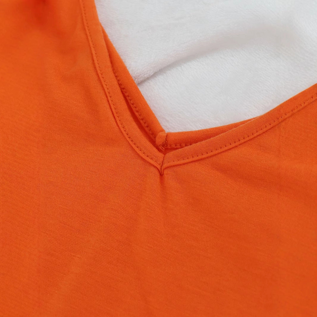 Plus Size Women Casual Summer Suspender Dress 4