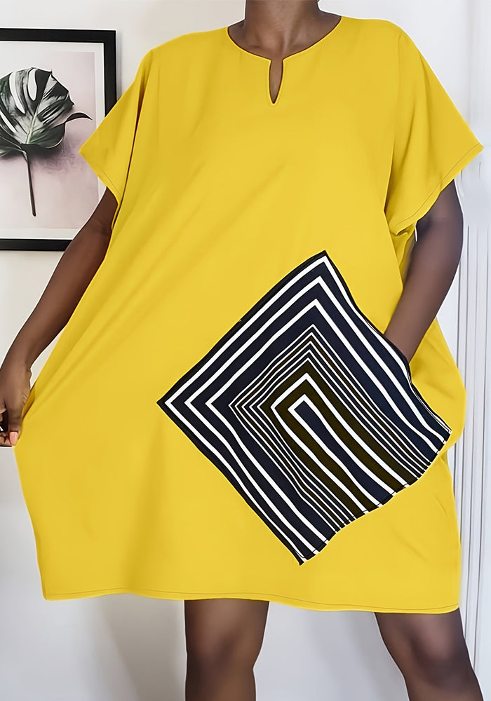 Plus Size Fashionable Loose Dress