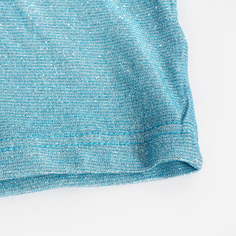 Women Summer Solid Slash Shoulder Bodycon Dress 13