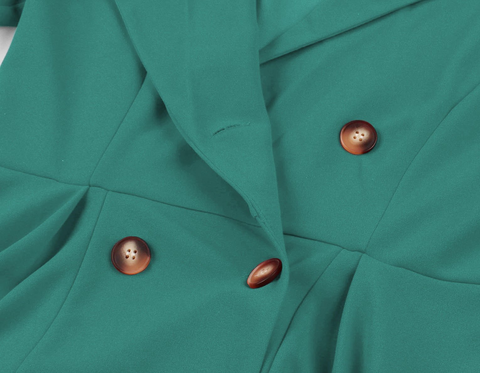 Plus Size Women Loose Turndown Collar Short Sleeve Button Dress 19