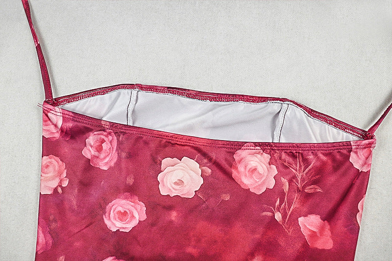 Women Pleated Off-Shoulder Halter Neck Dress 13