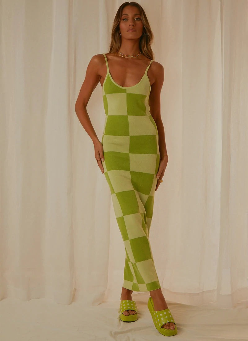 Winter Fashion Sexy Style Printed Slim Slim Fit Long Dress 27