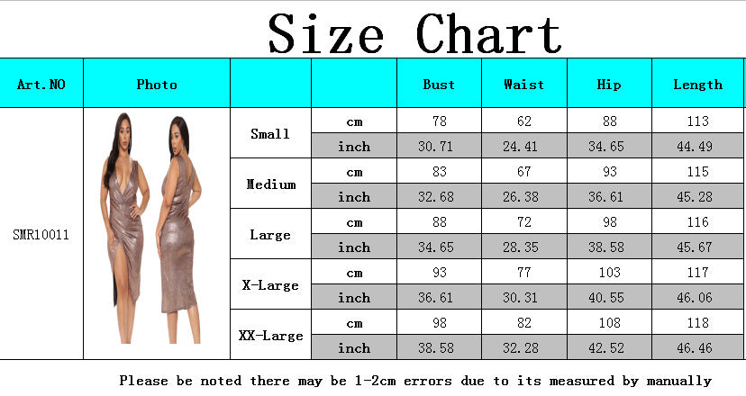Women Sexy V-Neck Dress 10