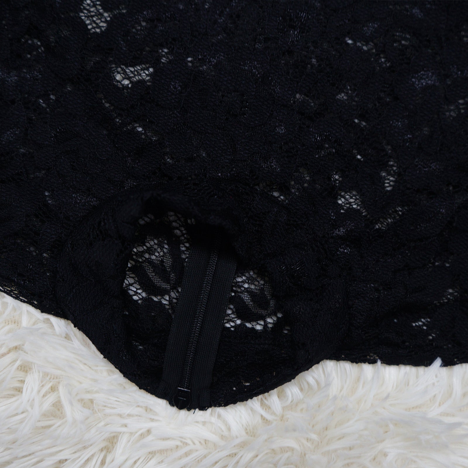 Women Sexy Lace Jumpsuit And Skirt Two-piece Set 25