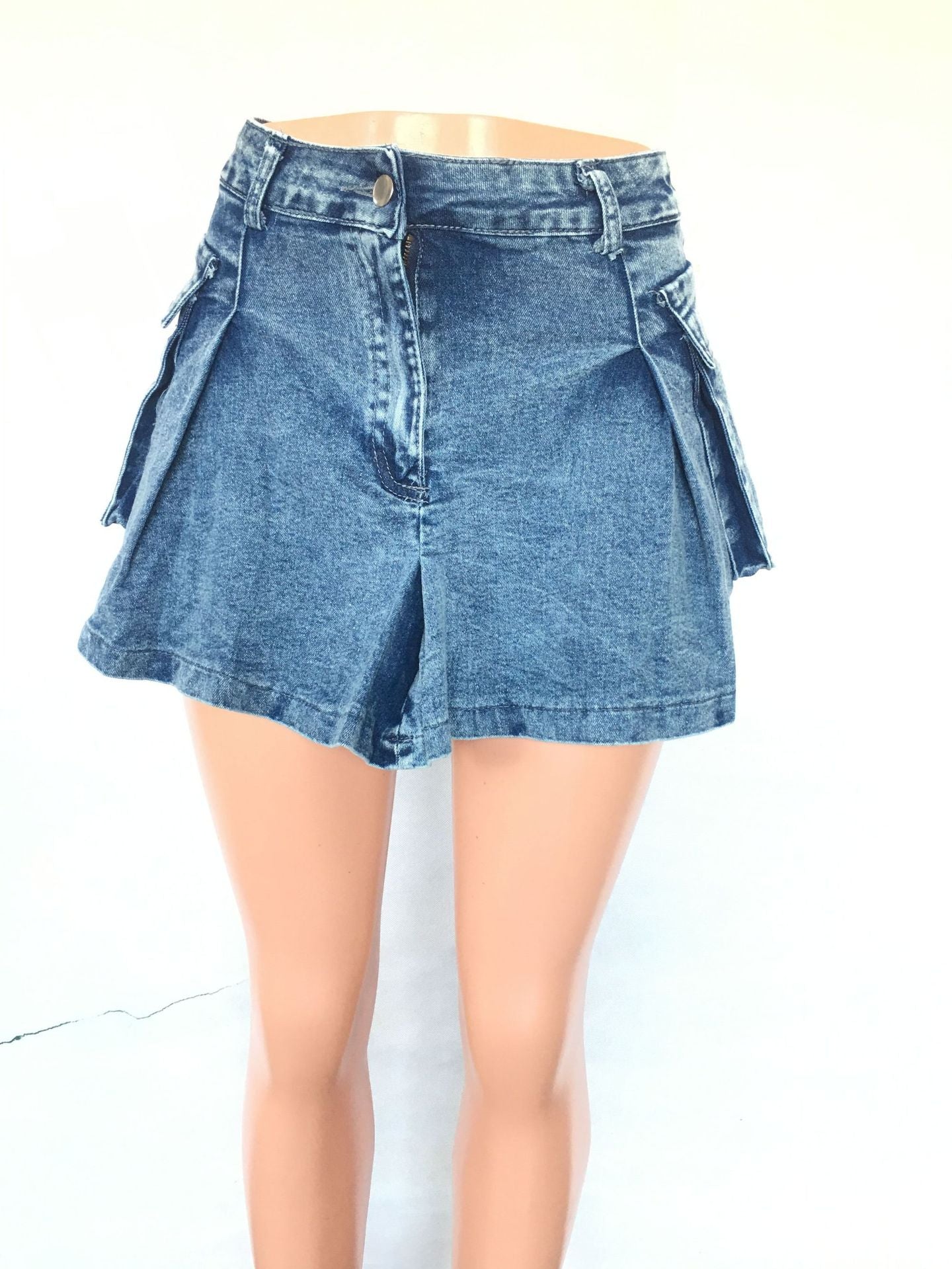Sexy Fit Denim Mini Club Skirt 10