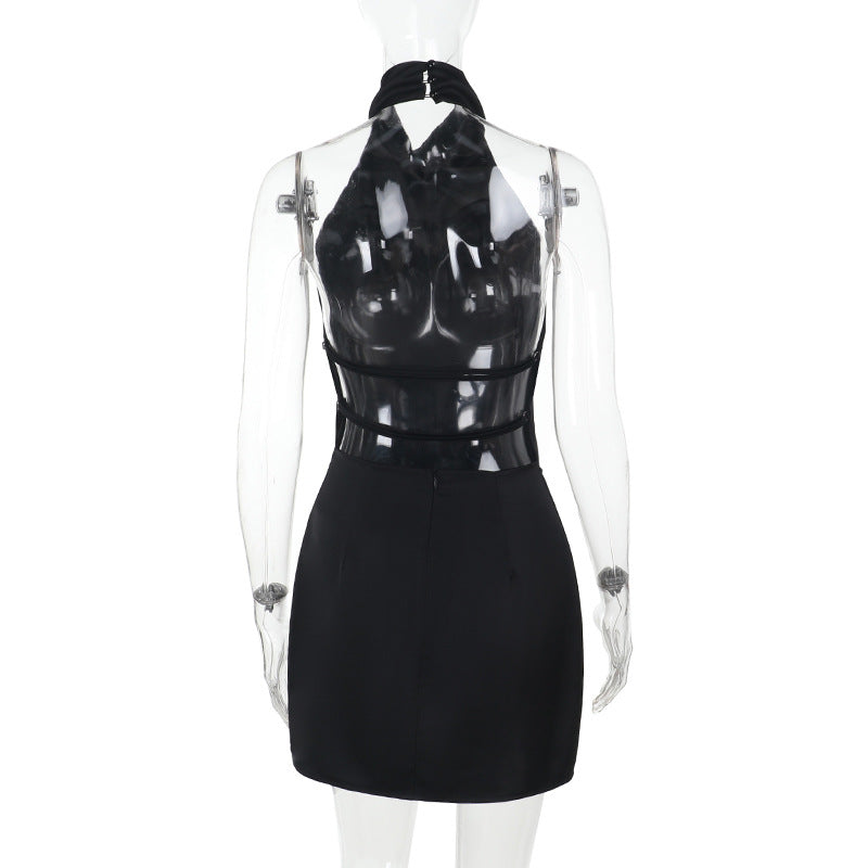 Summer Bodycon Fashion Chic Sexy Slim Fit Halter Neck Dress 10