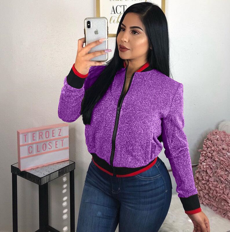 Women's  Glitter Loose Jacket 3