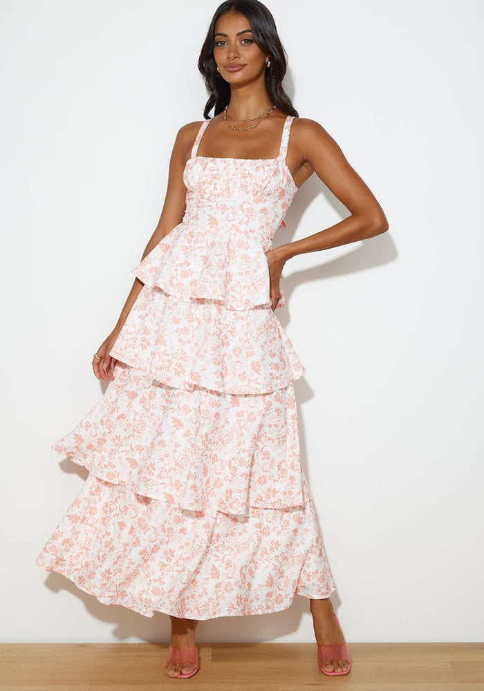 Spring And Summer Holidays Party Chic Printed Dress