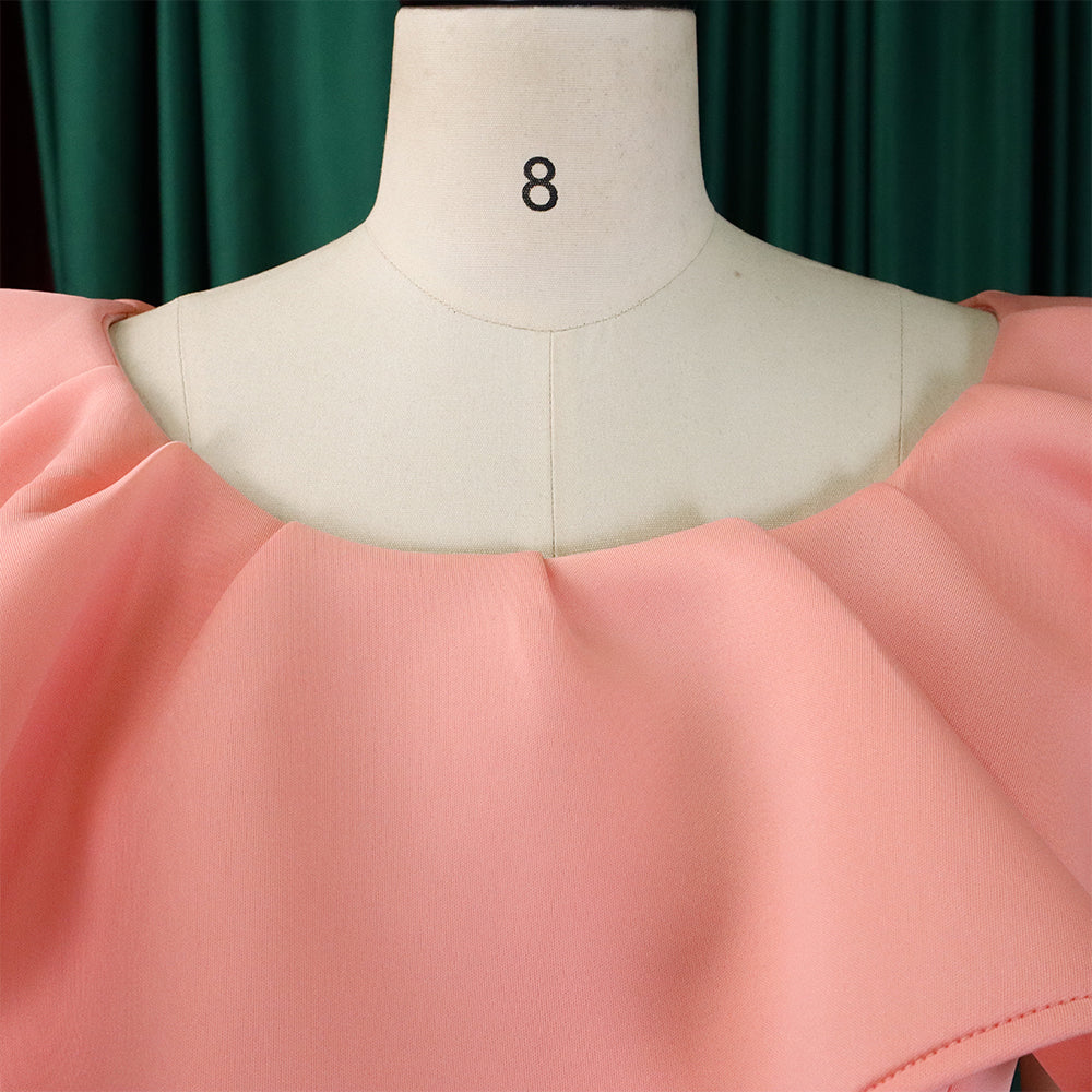 Women's Summer Fashion Chic Ruffle Formal Party Gown Dress 16